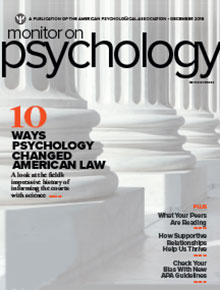 December 2019 Monitor on Psychology