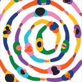 colorful graphic showing top view of people with arms outstretched connected to each other