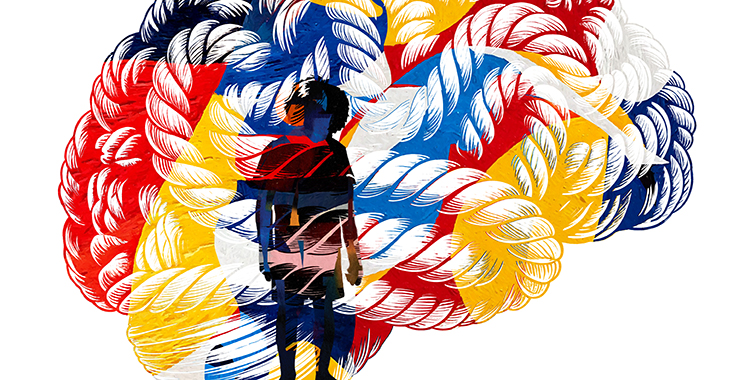 colorful twisted rope