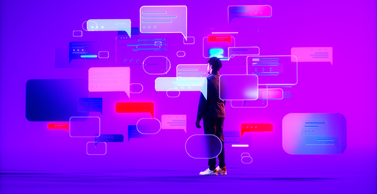 graphic of conversation bubbles