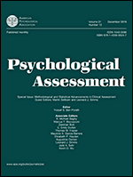 Cover of Methodological and Statistical Advancements in Clinical Assessment (special issue of Psychological Assessment, December 2019)
