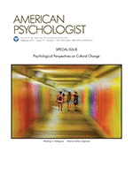 Cover of Psychological Perspectives on Culture Change (special issue of American Psychologist, September 2021)