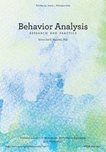 Cover of Behavior Analysis: Research and Practice (medium)