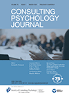 Cover of Consulting Psychology Journal (small)