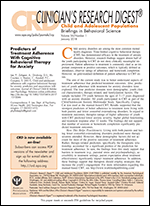 Cover of Clinician's Research Digest: Child and Adolescent Populations (medium)