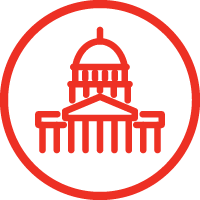 Icon illustration of Capitol dome