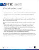What is psychotherapy?