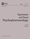 Cover of Experimental and Clinical Psychopharmacology (small)
