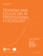 Cover of Training and Education in Professional Psychology (medium)