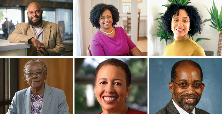 Collage image of Black psychologists