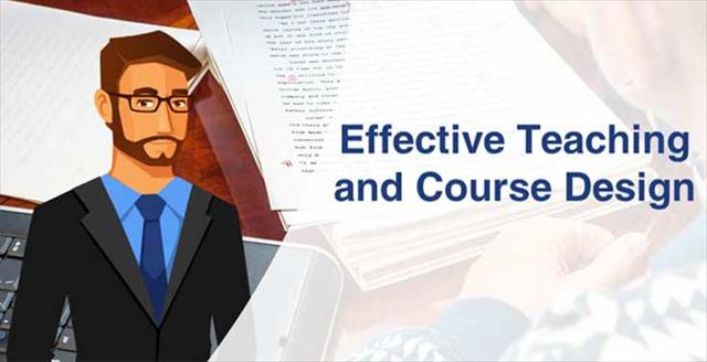 Image with the text Effective teaching and course design