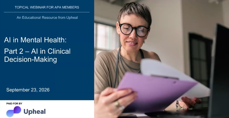 AI in Mental Health: Part 2 – AI in Clinical Decision-Making