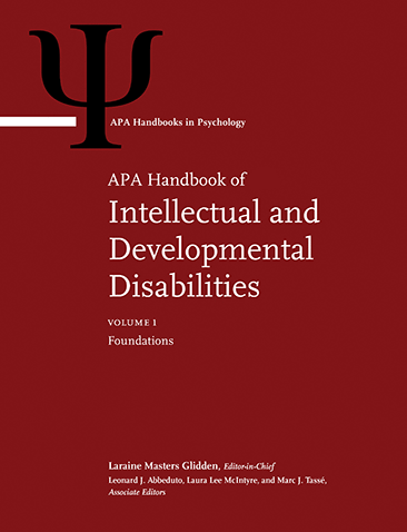 Cover of APA Handbook of Intellectual and Developmental Disabilities