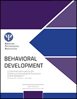 Cover of Behavioral Development Bulletin (medium)
